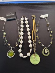 Vintage To Modern Costume Jewelry Lot 100% Wearable Or Resell Necklaces + J24