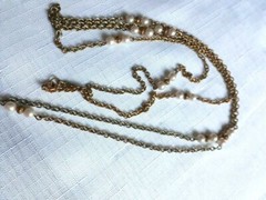 Vintage Gold Tone Necklace 54 Inches As Pictured – VM19