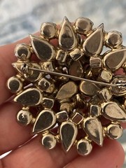 vintage aurora borealis Doomed brooch