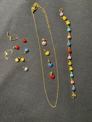 JOAN RIVERS LADYBUG Bracelet, Necklace & Earrings