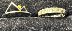 Pura Vida | Sunrise Ring Sz 9 , Live Free Ring Size 8