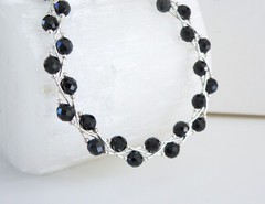 Chunky Sterling Silver 925 Liquid Link Chain Modern Statement Necklace