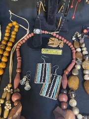 Vintage To Now Boho Costume Jewelry Lot Necklace Earrings Bracelet Ring Hippie