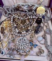 Vintage Estate Costume Jewelry Lot! AVON, MONET and more!