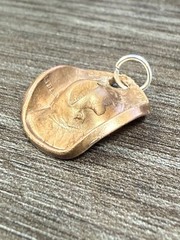 Copper Penny Hat Charm Handmade