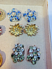 CLEARANCE 17 pair of Gorgeous Vintage Clip on Earrings some are Signed