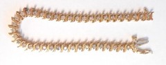 Vintage 41 Diamond Set, 10K Yellow Gold Tennis Line 5mm Wide Bracelet 6.25″
