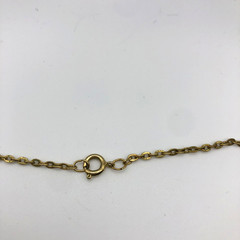 Vintage Snoopy Peanuts Tennis Player Necklace Chain Gold Tone 17.75″