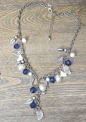 5pc Cookie Lee Jewelry Lot Necklace Bracelet Torsade Beaded Rhinestone Medallion