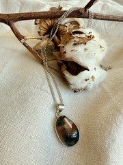 Vintage Swedish silver jewelry with semi precious stone – Victor Janson 1961