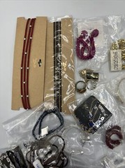 Lot of 18 Pieces Costume Jewelry Assorted Necklaces Earrings Bracelets Rings
