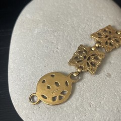 Vintage Signed MMA Gold Tone Bracelet