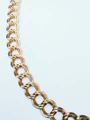 GIVENCHY Double Link 30″ Gold-Tone Chain Designer Classic VTG Necklace