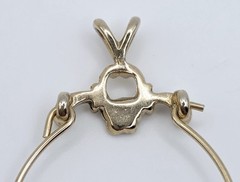 Vintage Pendant Charm Lot 9pc Gold Filled Plated Art Nouveau Victorian Monogram