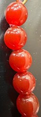 NEW Vintage Metropolitan Museum Of Art MMA Carnelian Cabochon 24k Gold Necklace