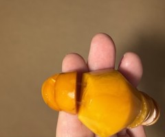 VINTAGE NATURAL BALTIC AMBER BRACELET & EARRINGS ART DECO