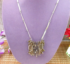 VTG REY URBAN Aage FAUSING DENMARK MODERN NECKLACE 925 STERLING SILVER 99g
