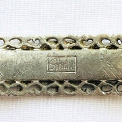 Speidel Joan ID Identity Cursive Name Bracelet Vintage Signed Jewelry Gift 7”