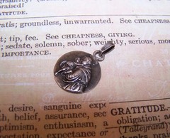 RELIGIOUS Mexican 985 Silver Medal Pendant or Charm – Saint Anthony of Padua