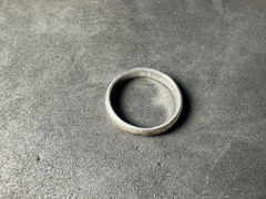 1.58g Vintage Sterling Silver 925 Band Ring Simple Stackable M Size 4.5