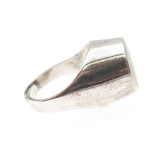 David Andersen 925S Sterling Silver Vintage Norway Enamel Adjustable Ring Size 8
