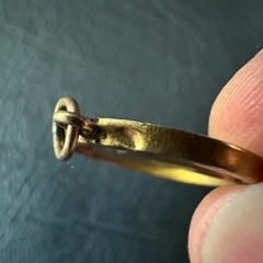 Antique early 1900’s hallmarked map of Australia 9ct 9 karat gold pendant charm