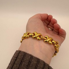 Vintage Gold Plated Bracelet Used Not specified