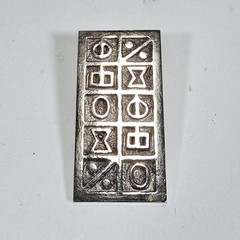 OSWALDO TALLER GUAYASAMIN .900 (90%) Silver Hieroglyphic Ancient Symbols Pendant