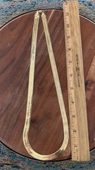 Vintage 14k 1/20 Gold Filled Herringbone Chain 22 Inches Gorgeous!