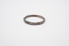 Vintage Sterling Silver 925 Ring Size 8.5 Textured V4