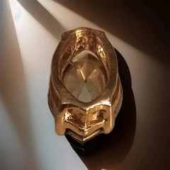 Rare Marquise shape Agate Geode Stone mounted in a 14k gold-plate bezel setting.