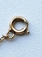 Vintage 12K Gold-Filled Curb Link Chain Necklace, 16″, Delicate – FREE SHIPPING