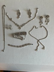 Rhinestone Jewelry lot vintage