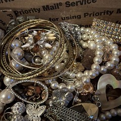 Vintage to Now Jewelry Lot, All Wearable Untested. No Junk. Box D3