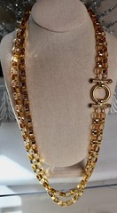 Etruscan Gold Plated Necklace Well Made 30″ N169