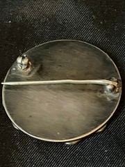 Vintage Silver Flower Power Brooch Artisan Studio Jewelry Tested 11g