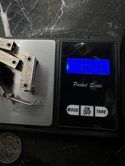 Antique Edwardian Deco Sterling Silver 7.5′ Tank Track Etched Bracelet 30g