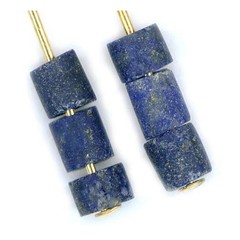 Ancient 3000BC Assyrian Armenian Lapis Lazuli Earrings Persia Gem of the Heavens