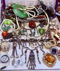 Vintage Estate Costume Jewelry Lot ! CINER , MONET and more!