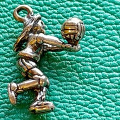 Female Girl Volleyball Player Charm Set Fan Sporty Delicate High School College