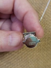 vintage sterling silver wishing well with bucket articulated comes with chain
