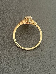 14k Yellow Gold Diamond And Ruby Ring (C33)