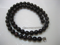 DESIGNER SIGNED BBJ 20″ 9MM BEADED 20″ NECKLACE