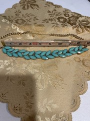 Vintage Costume ETC Green Leaf Motif