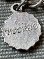 Vintage Ricordo Metal and Enamel Cartoon Character Charm Bracelet