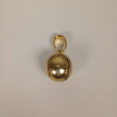 Vintage Heavy Baseball Pendant Charm Sports Jewelry Unmarked