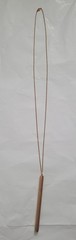 Jewelry Vintage Textured Barrel Ball Point Blue Necklace Pen 30″