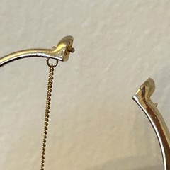 Hattie Carnegie Gold Tone Pave Rhinestone Hinged Bracelet + Clip On Earrings VTG