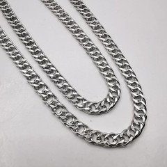 Vintage Signed Sterling Silver Chain Necklace 22.05in (56cm) 0.47oz (13.22g)