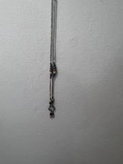 Vintage Boho Beaded Pendant Necklace – Mixed Metal & Wood Beads, 16” Long